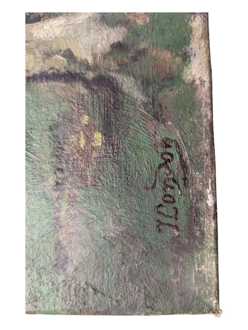 Painting of Farmer with Wagon 20