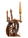 Antique Castle Style Spinning Wheel