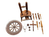 Antique Castle Style Spinning Wheel