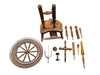 Antique Castle Style Spinning Wheel