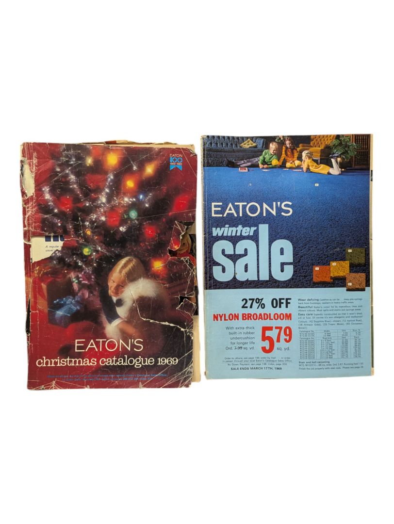 Pair of 1969 Eaton's Catalogues