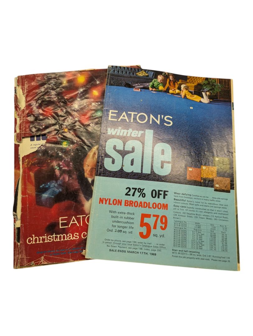 Pair of 1969 Eaton's Catalogues
