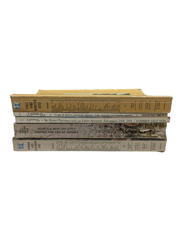 Lot of 1970 Eaton's and Sears Catalogues