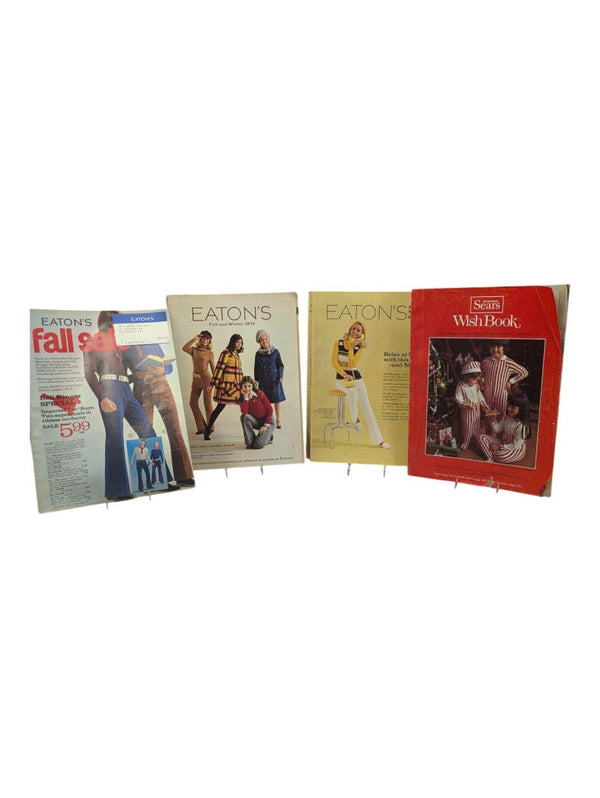 Lot of 1972 Eaton's and Sears Catalogues