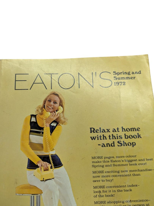 Lot of 1972 Eaton's and Sears Catalogues