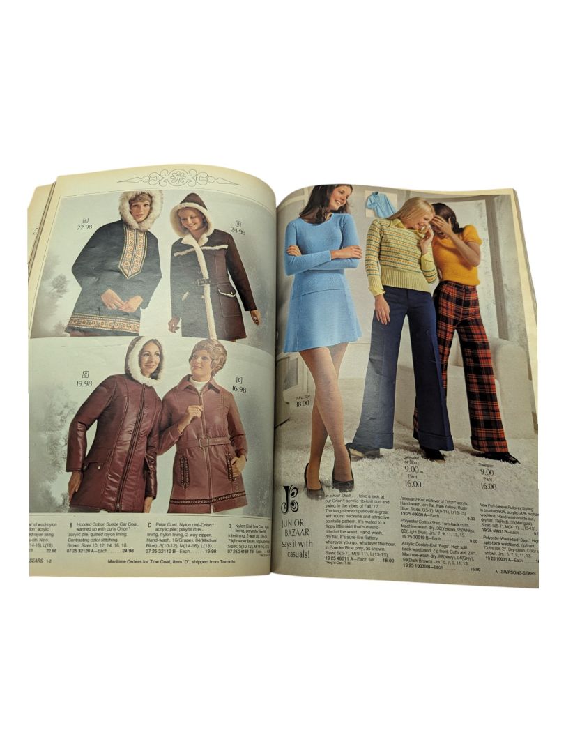 Lot of 1972 Eaton's and Sears Catalogues