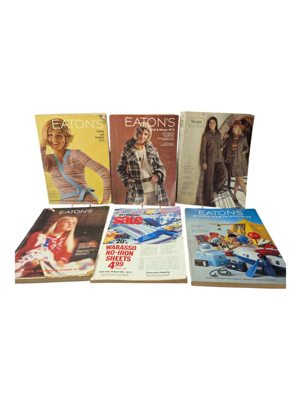 Lot of 1973 Eaton's and Sears Catalogues