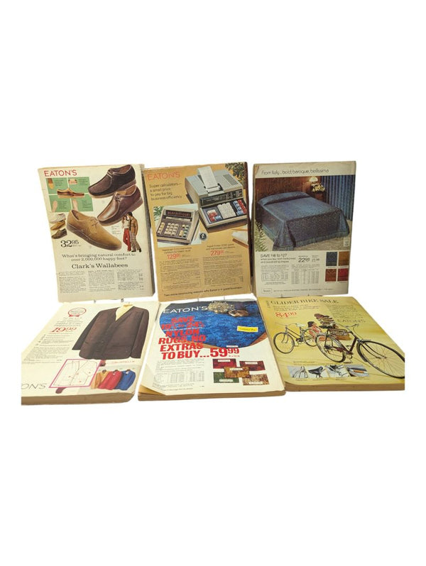 Lot of 1973 Eaton's and Sears Catalogues