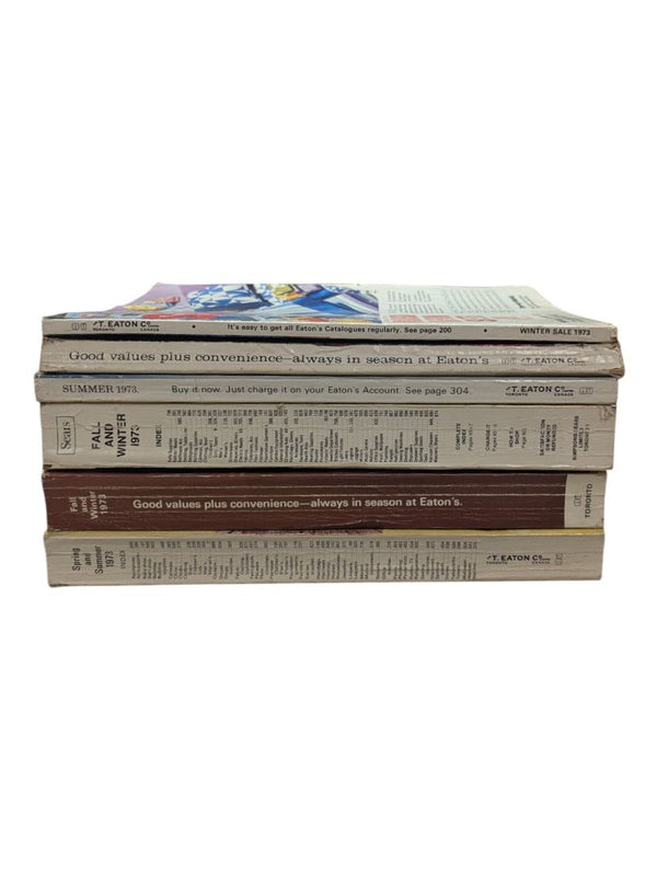 Lot of 1973 Eaton's and Sears Catalogues