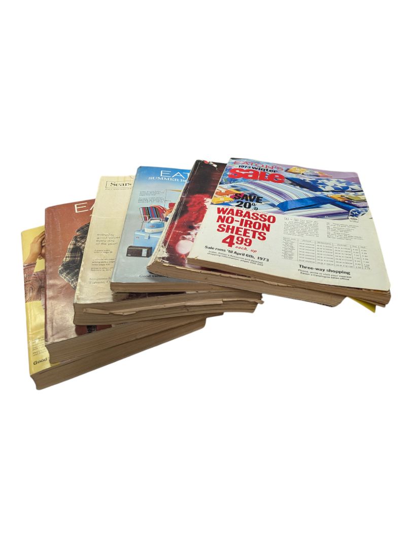Lot of 1973 Eaton's and Sears Catalogues