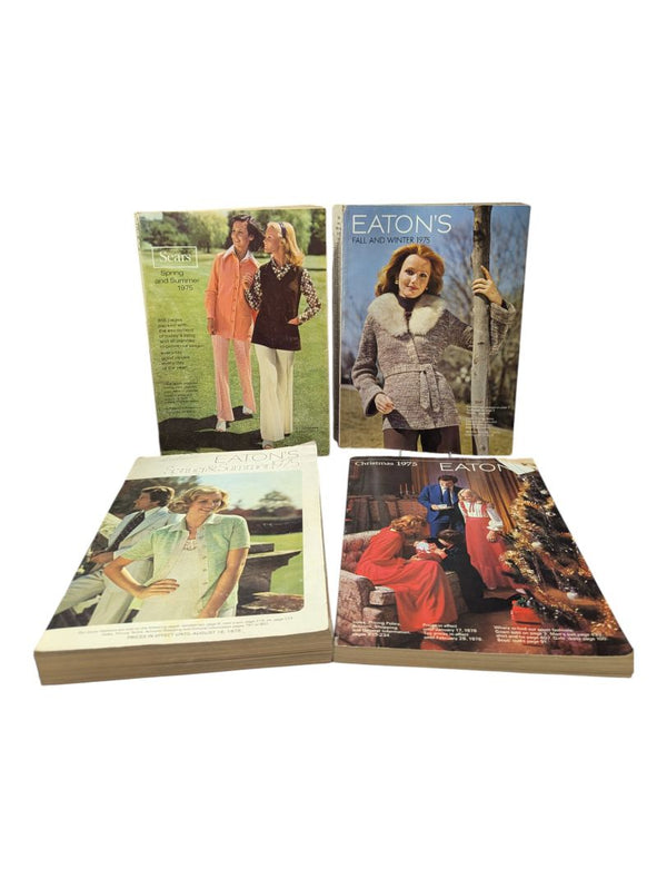 Lot of 1975 Eaton's and Sears Catalogues