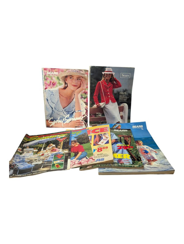 Lot of 80's and 90's Sears Catalogues