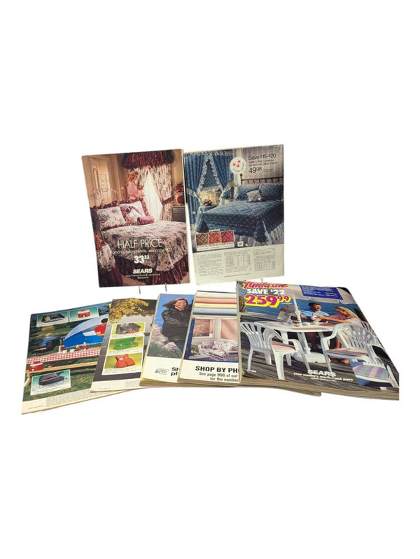Lot of 80's and 90's Sears Catalogues