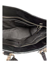 Coach Black Patent Leather Double Handle Bag