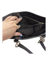 Coach Black Patent Leather Double Handle Bag