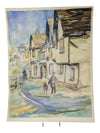 Watercolour Painting of a Village Street 12" x 16 (P)