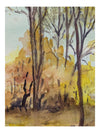 Watercolour Painting of a Maple Forest 9" x 12" (P)