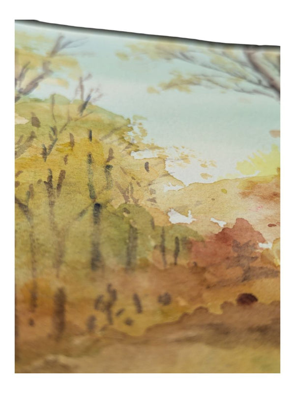 Watercolour Painting of a Maple Forest 9" x 12" (P)