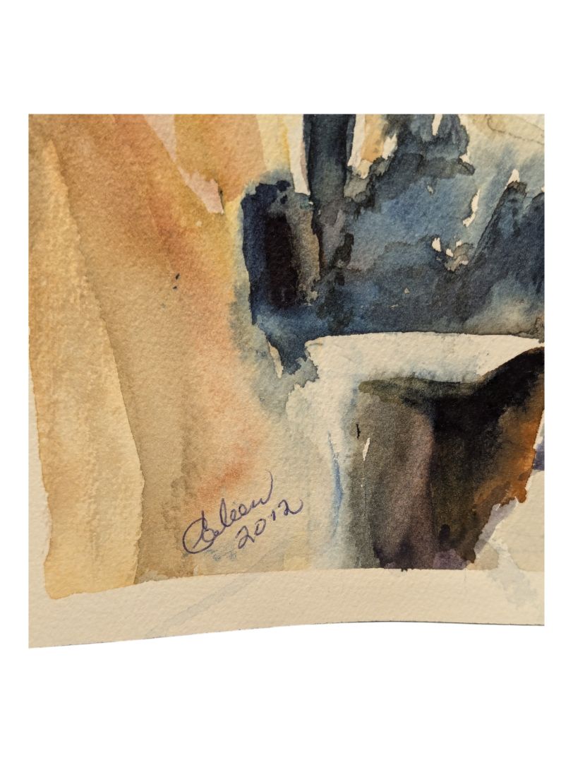 Watercolour Painting of a Lighthouse 12