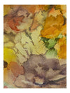 Watercolour Painting of Orange Flower Bouquet 9" x 12" (P)
