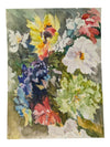 Watercolour Painting of Wildflower Bouquet 9" x 12" (P)