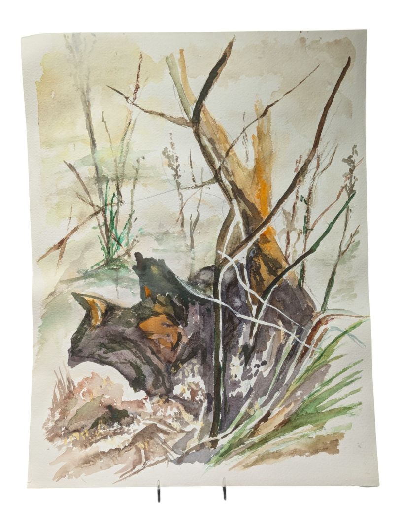Watercolour Painting of Aging and Forests 12