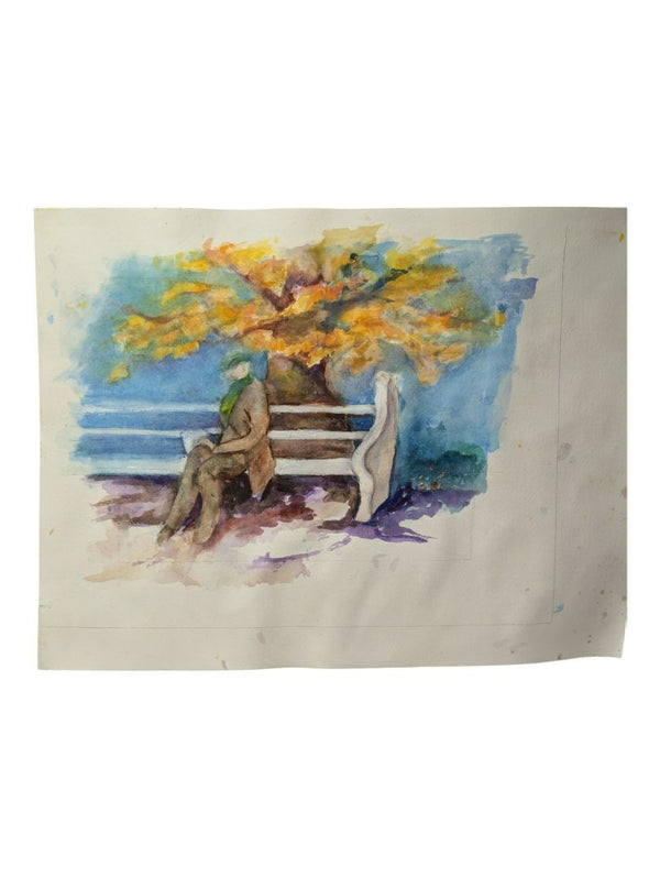 Watercolour Painting of Aging and Forests 12" x 16" (P)