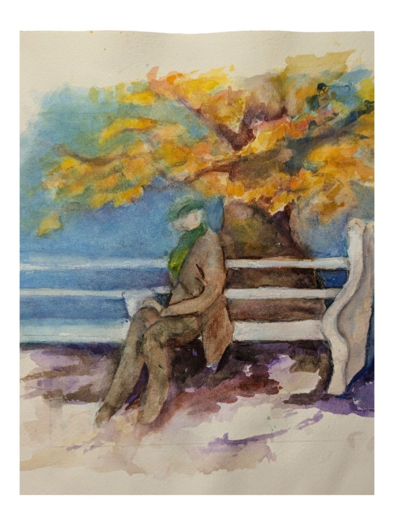 Watercolour Painting of Aging and Forests 12