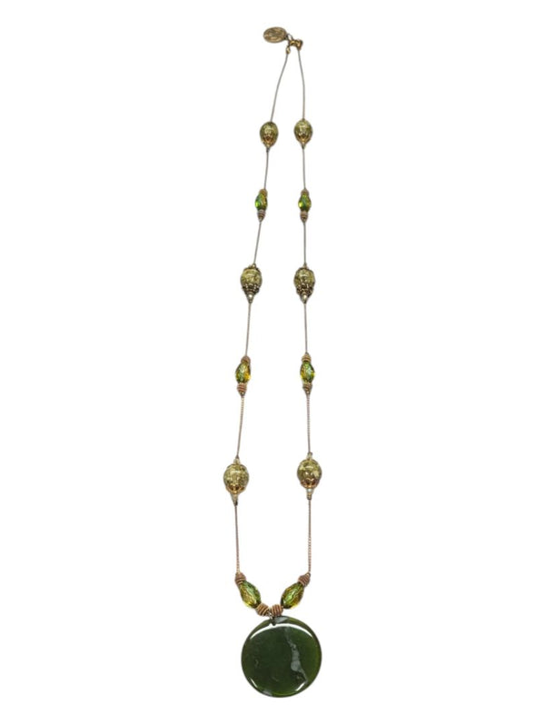 Green Bead Necklace