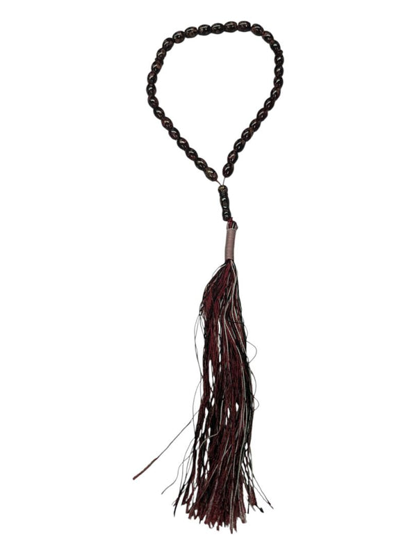 Purple and Red Islamic Prayer Beads