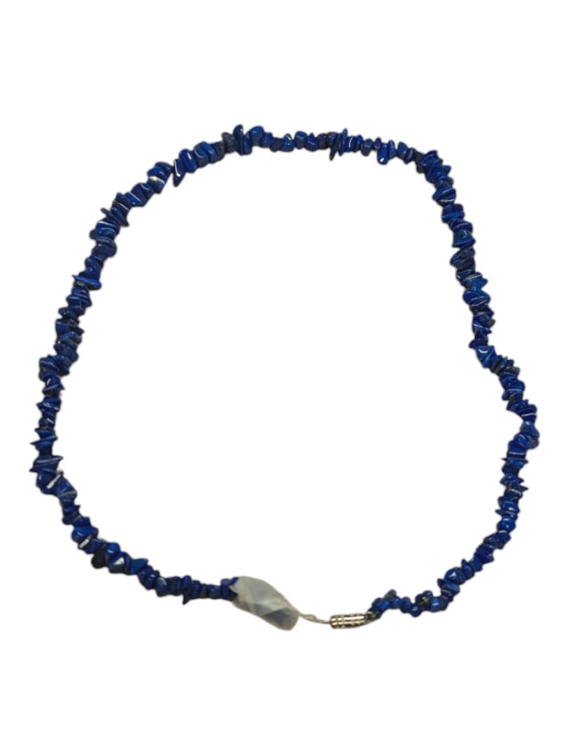 Blue Shards of Lapis Lazuli Necklace