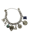Silver Chain Charm Braclet