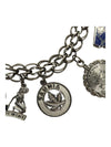 Silver Chain Charm Braclet