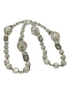 Clear Glass Bead Necklace