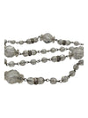 Clear Glass Bead Necklace