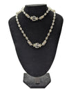 Clear Glass Bead Necklace