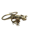 Gold-tone Gecco Brooch