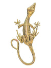 Gold-tone Gecco Brooch