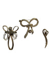 Set of 3 Gold-tone Brooches