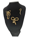 Set of 3 Gold-tone Brooches