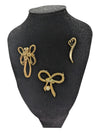 Set of 3 Gold-tone Brooches