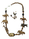 Wooden Safari Bead Necklace