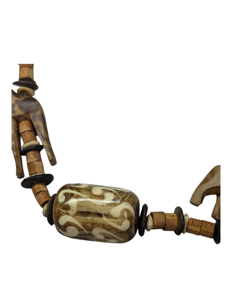 Wooden Safari Bead Necklace