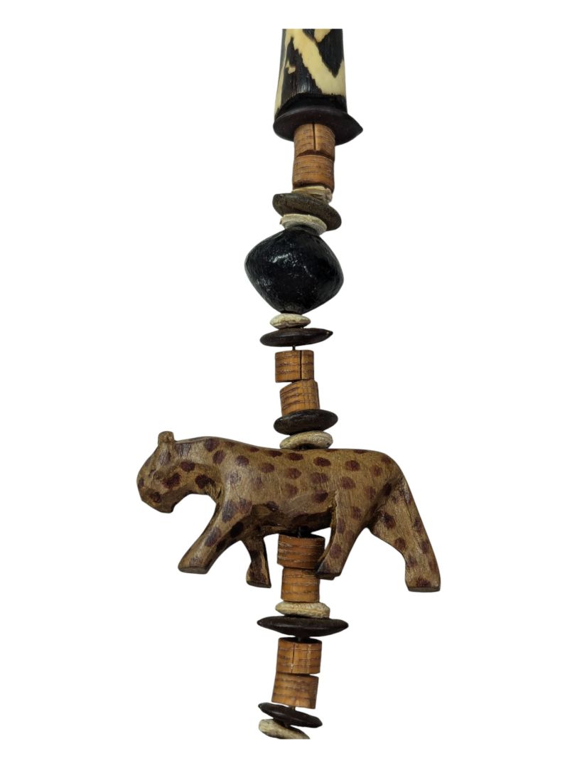 Wooden Safari Bead Necklace