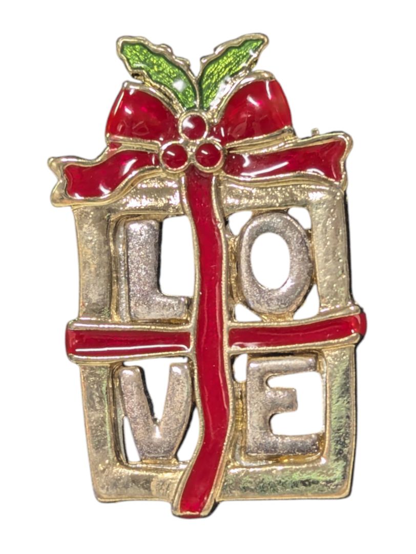 Lot of 3 Christmas Brooches