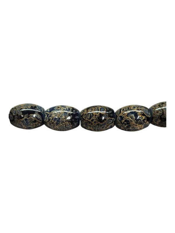Yellow and Blue Islamic Prayer Beads