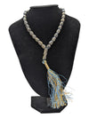 Yellow and Blue Islamic Prayer Beads