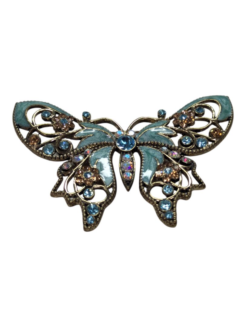 Avon Blue Butterfly Brooch