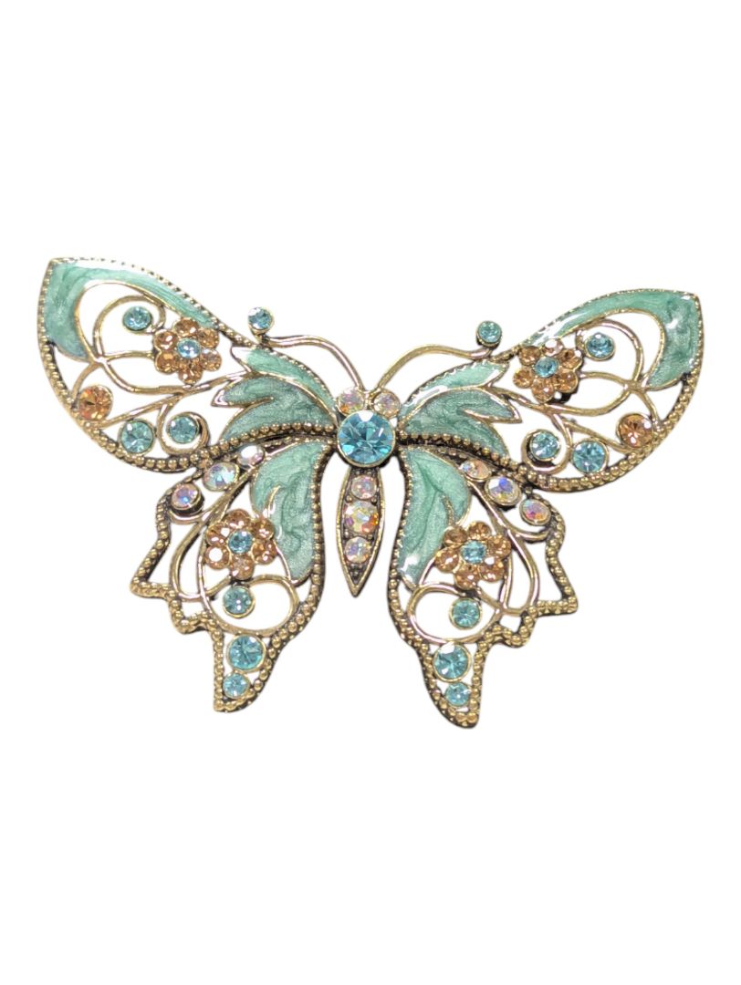 Avon Blue Butterfly Brooch
