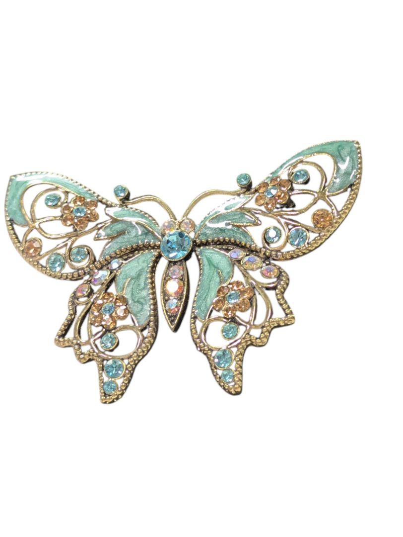 Avon Blue Butterfly Brooch